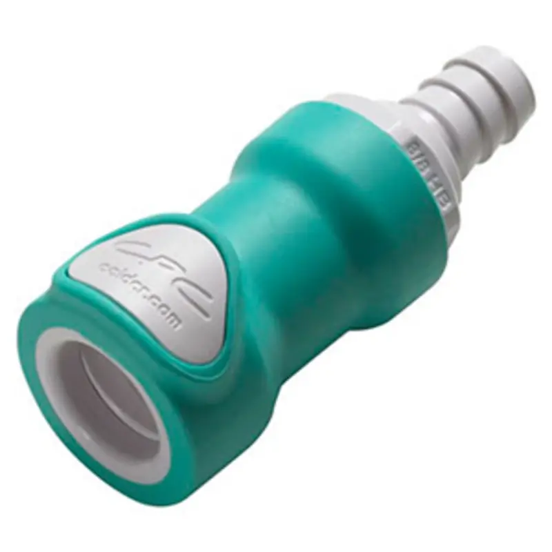Ns4D1700406 Abs In-Line Valved Hose Barb Coupling Body – 1/4" Id Barb 1