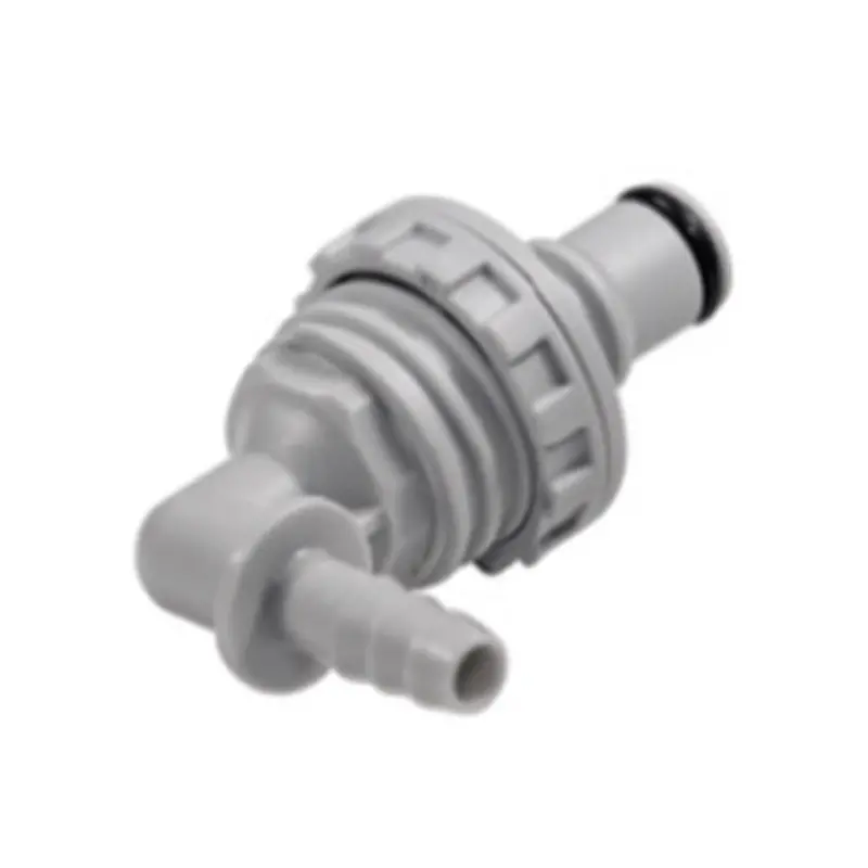 Ns4D43006 Valved Panel-Mount Elbow Hose Barb Coupling Insert – 3/8" Id Barb 1