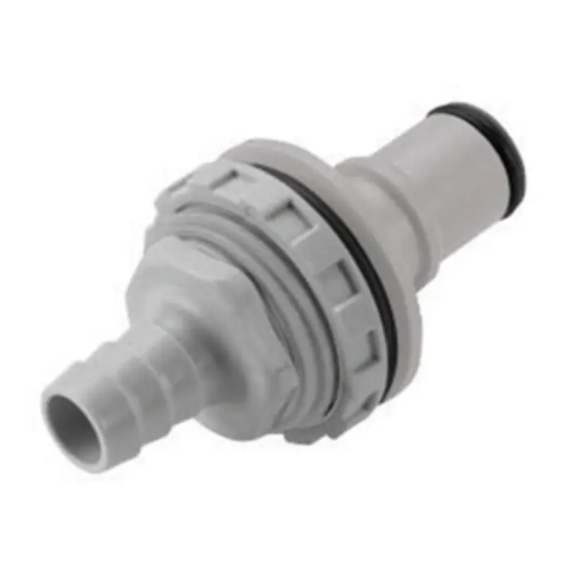Ns6D42006 Valved Panel-Mount Hose Barb Coupling – 3/8" Id Barb 1