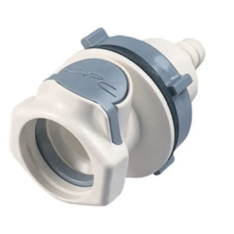 Nsf-Certified Non-Valved Panel-Mount Hose Barb Coupling Body — 3/8" Id Barb (Model 86500) 1