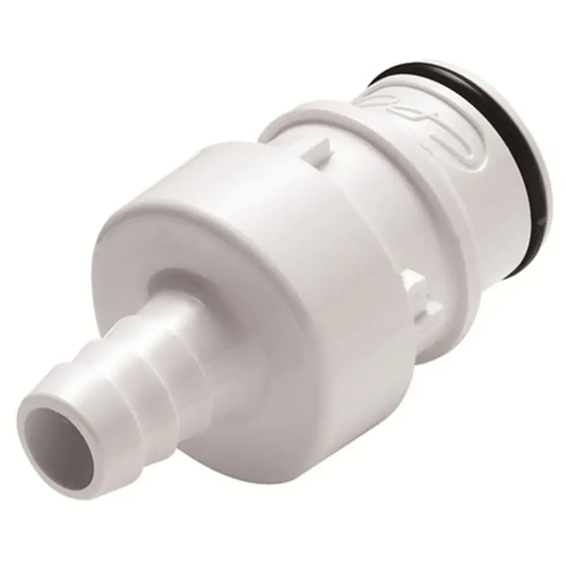Nsf-Certified Valved In-Line Hose Barb Coupling Insert — 3/8" Id Barb (Model 80900) 1