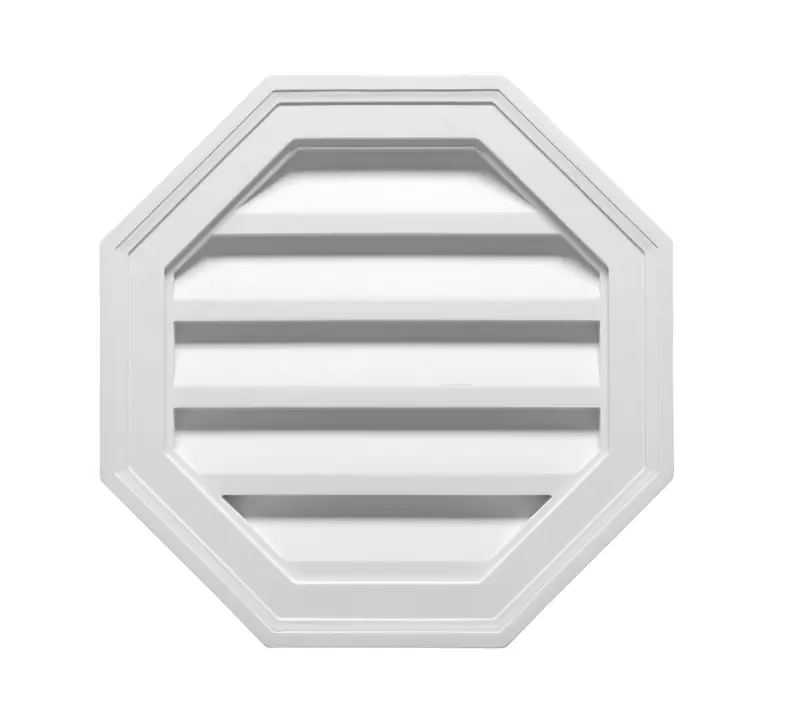 Octagonal Functional Louver With Brickmould Frame 1