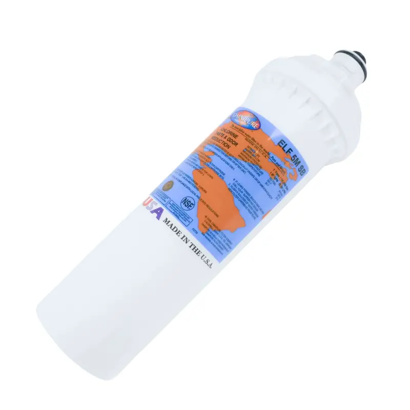 Omnipure Elf5M(Sb) Carbon Block Filter – 5-Micron Cto & Chlorine Reduction (10,000-Gal) 1