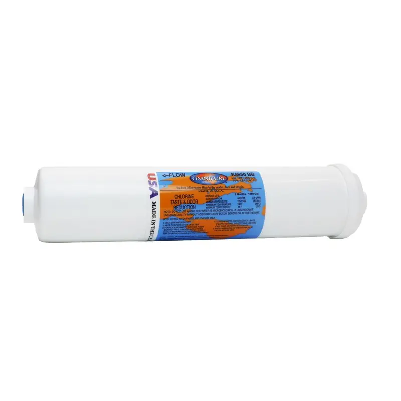 Omnipure Inline Calcite Neutralizer Filter – 12" X 2.5" 1