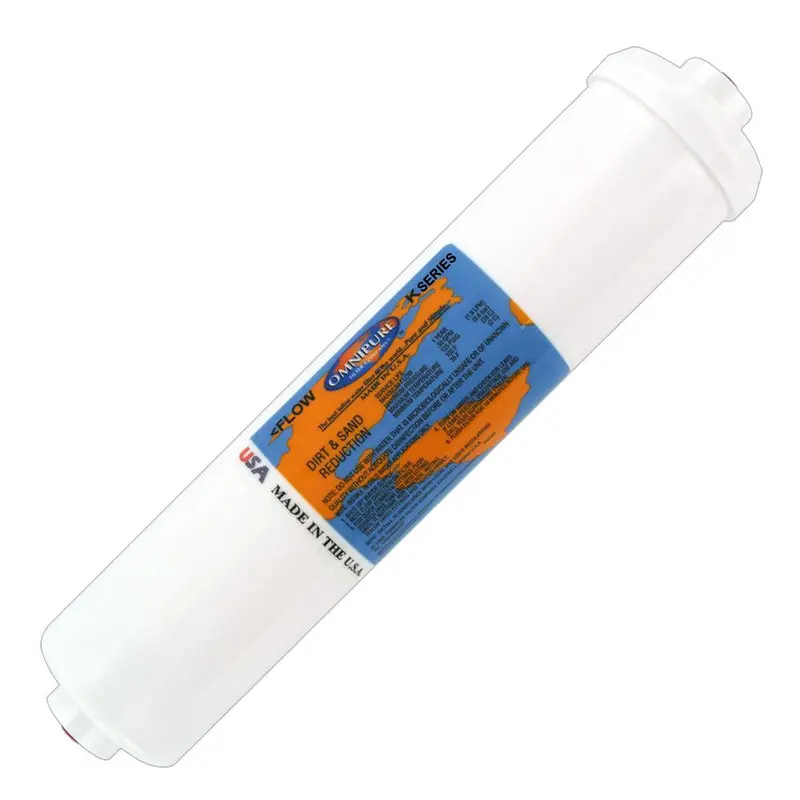 Omnipure K2533-Jj Gac Inline Postfilter – 10" × 2", 1/4" Quick-Connect Fitting 1