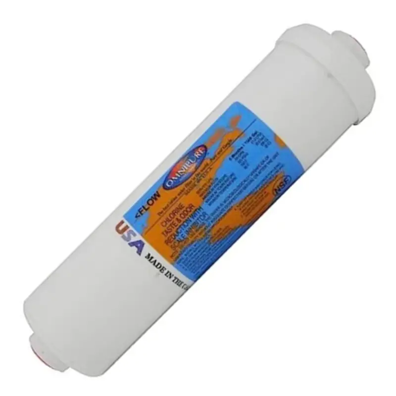 Omnipure K5567-Bb Inline Gac Filter With 1/2 Lb Kdf55 Media – 1/4" Fpt, 10" × 2.5" 1