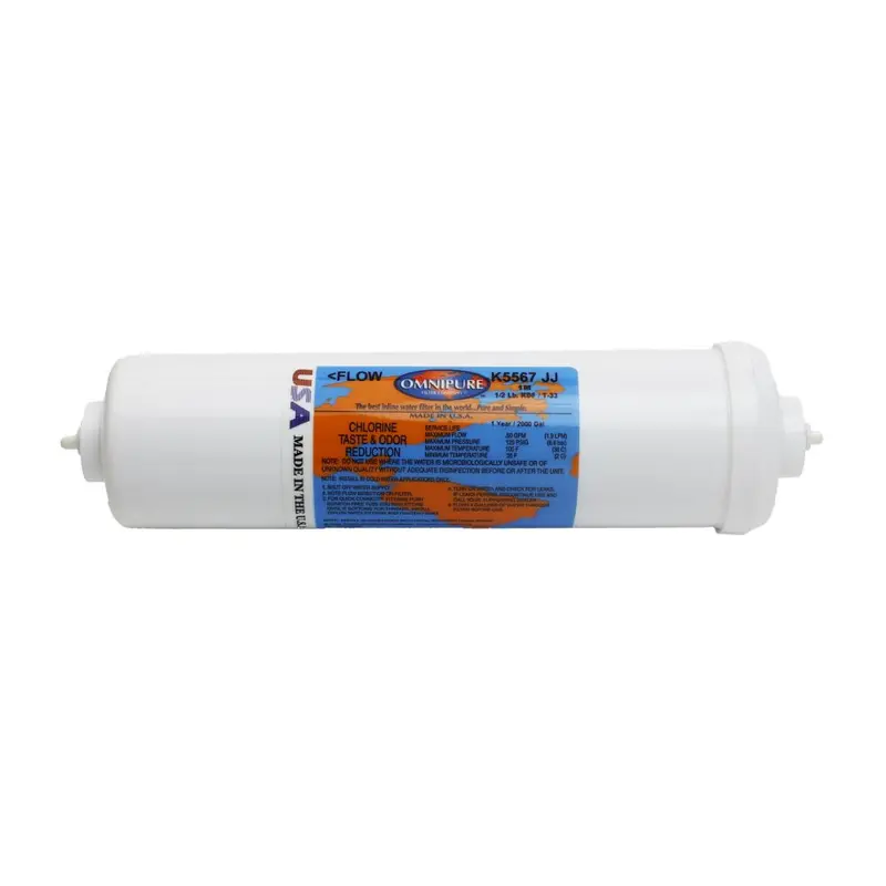 Omnipure K5567-Jj Replacement Cartridge: 10-Inch Kdf/Gac Filter With Quick-Connect Fittings 1