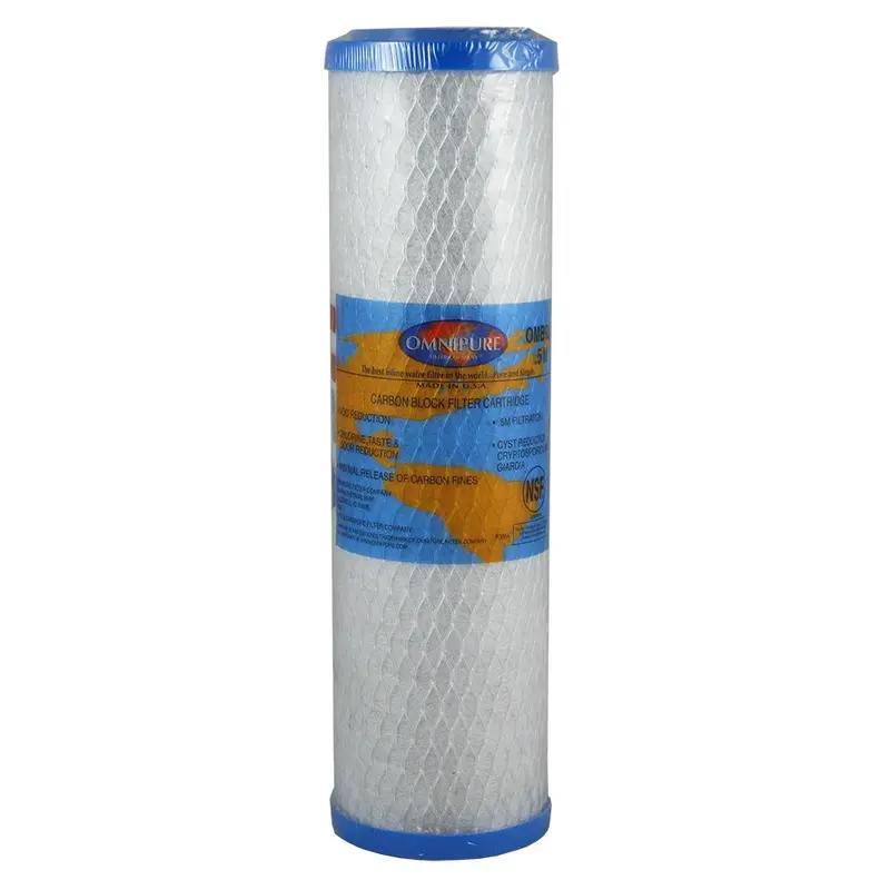Omnipure Omb934-0.5 Coconut Shell Carbon Block Filter – 9.75", 0.5 Micron 1