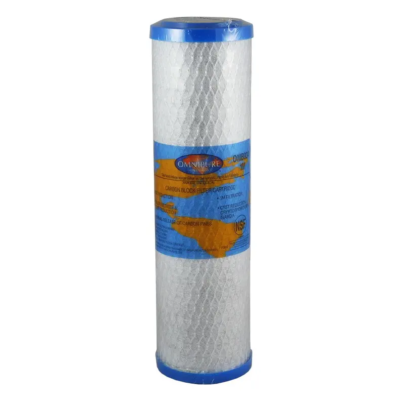 Omnipure Omb934-1 Coconut Shell Carbon Block Filter – 9.75", 1 Micron 1