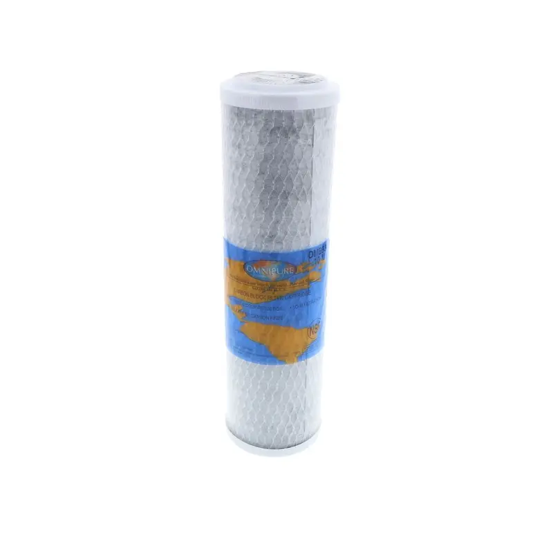 Omnipure Omb934-10M-P 9.75" Coconut Carbon Block Filter – 10-Micron With Phosphate Scale Inhibitor 1