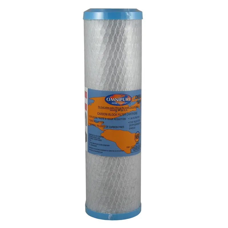 Omnipure Omb934-1L Lead-Reducing Coconut Shell Carbon Block Filter – 9.75", 1 Micron 1