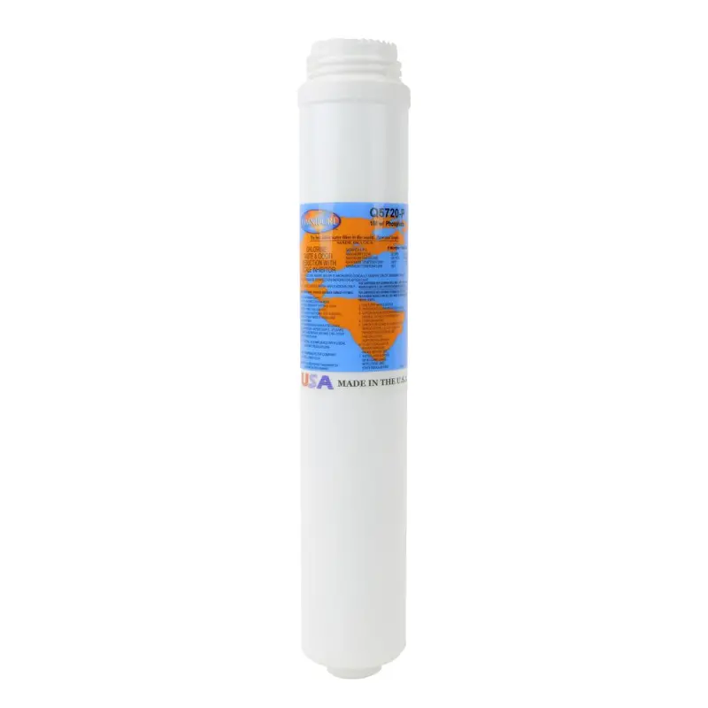 Omnipure Q5720-P Twist-Off Carbon Block Filter – 14" × 2.5", 1 Micron, Cto/Cyst/Scale 1