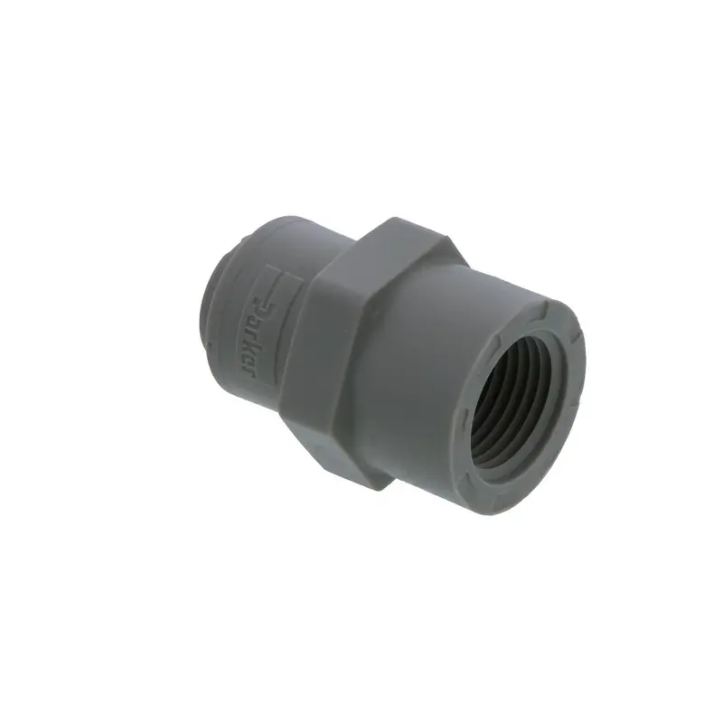 Parker A6Fc6-Mg Trueseal Acetal Female Quick-Connect Fitting – 3/8" Qc × 3/8" Fnpt 1