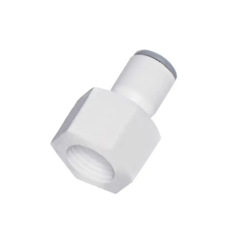 Parker Liquifit 1/4" To 7/16-24 Uns Faucet Connector 1