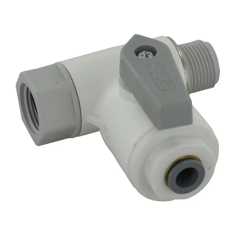 Parker Liquifit Lfpp6Vas6 Angle Stop Adapter Valve – 3/8-Inch X 3/8-Inch X 3/8-Inch 1