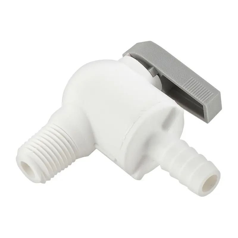 Parker Liquifit Par-Barb Valve Male Elbow – 1/4" Id Barb × 1/4" Mpt 1