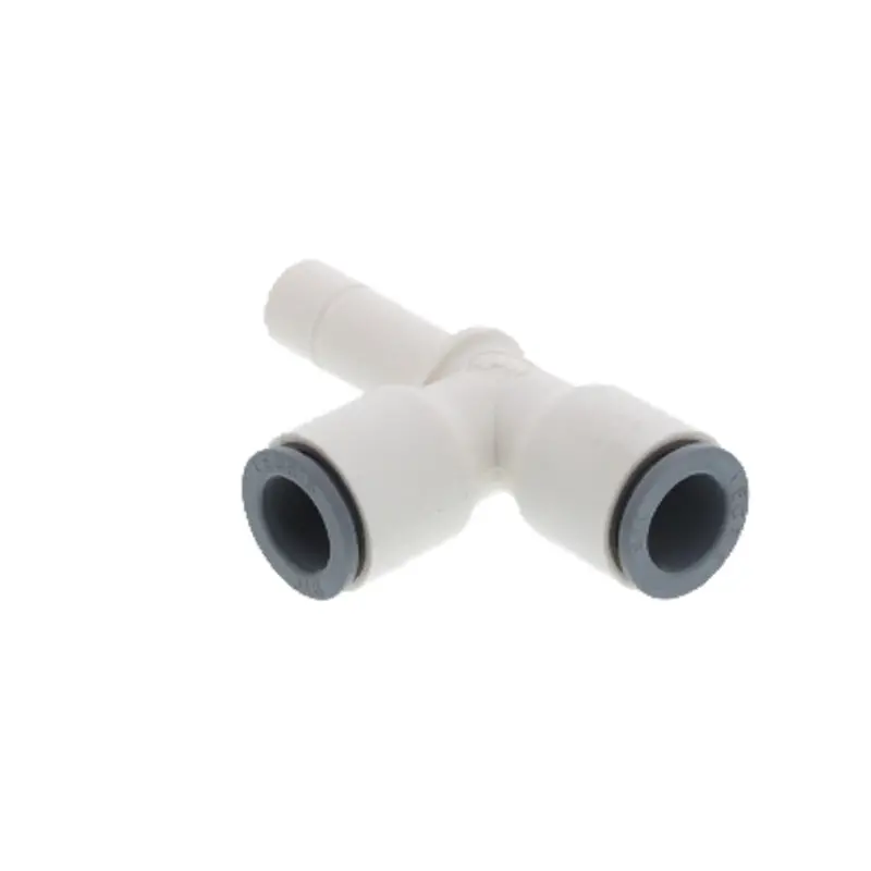 Parker Liquifit Stem Run Tee – 3/8" Stem Input, Dual 3/8" Outputs 2