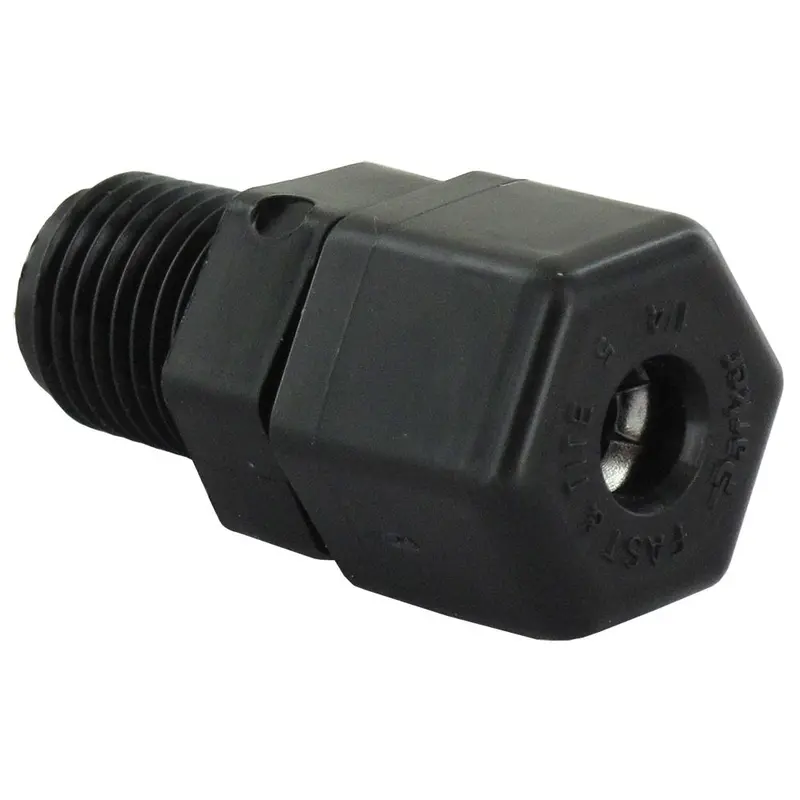 Parker P4Mc4 Fast & Tite Male Compression Fitting – 1/4" Comp To 1/4" Mnpt 1