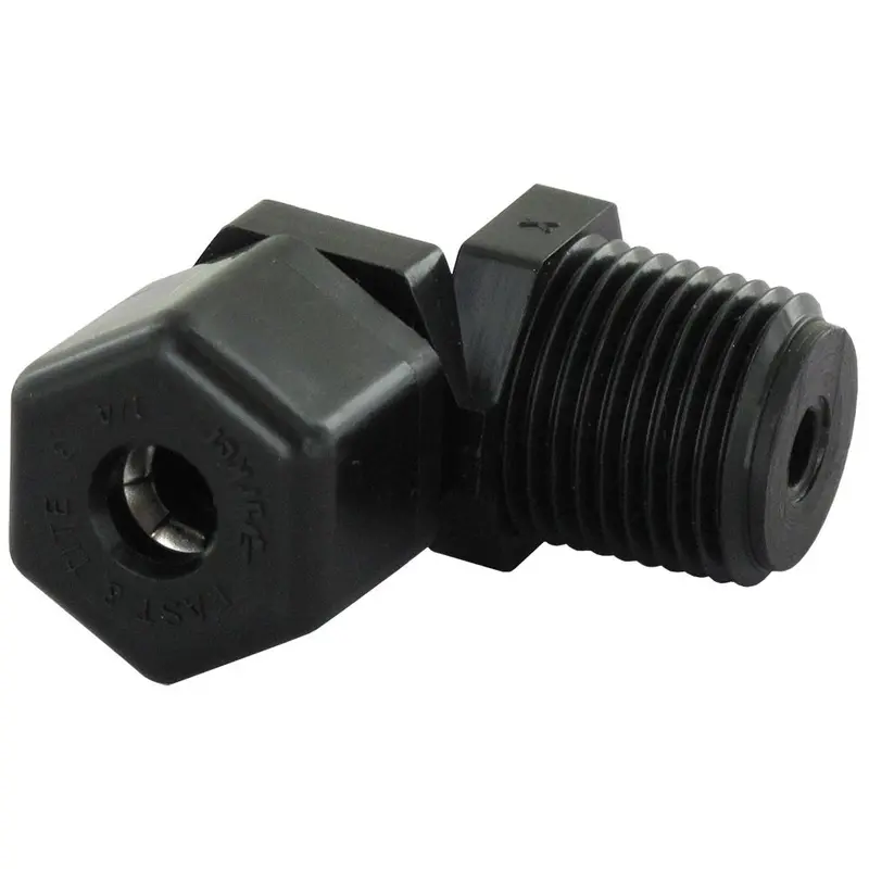 Parker P4Me6 Fast & Tite Male Compression Fitting – 1/4" Comp To 3/8" Mnpt 1