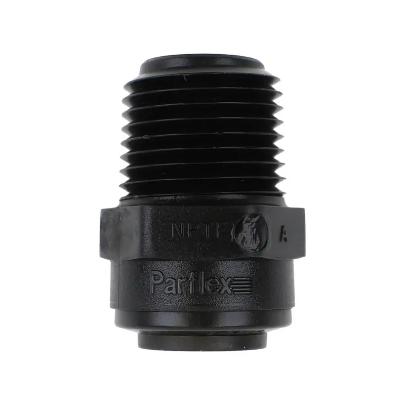 Parker Trueseal Kynar Male Nptf Connector – 1/4" × 3/8" 1
