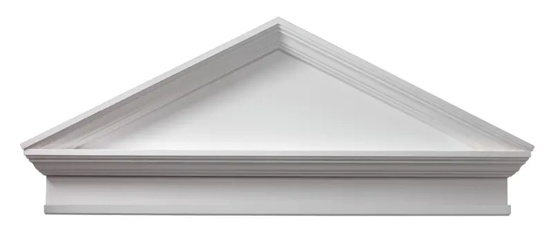 Peaked Cap Pediment With Base Trim 1