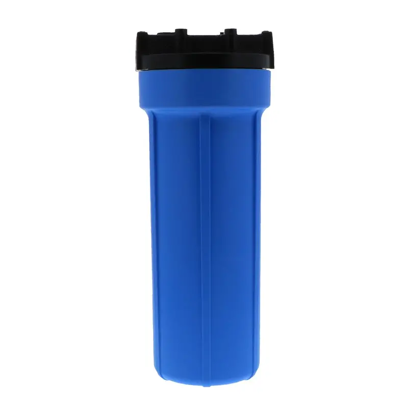 Pentek 10-Inch Slimline Filter Housing – Black And Blue, Non-Pressure-Regulated 1