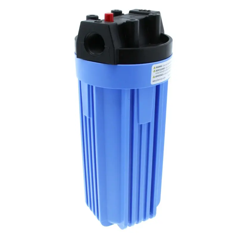Pentek 10-Inch Standard Black/Blue Filter Housing With Pressure Relief – 3/4" Fpt 1