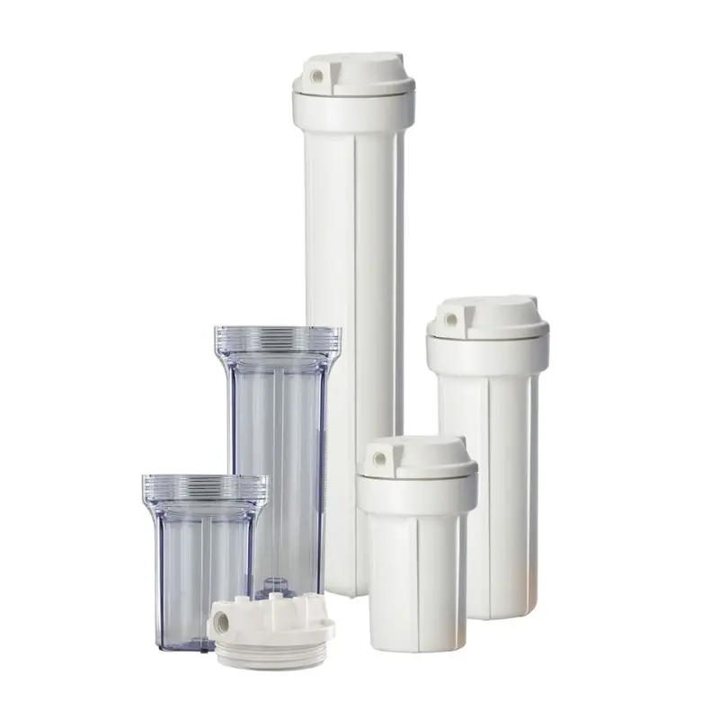 Pentek #10 Slim-Line Filter Housing – White/White, No Pressure Relief (158765) 1