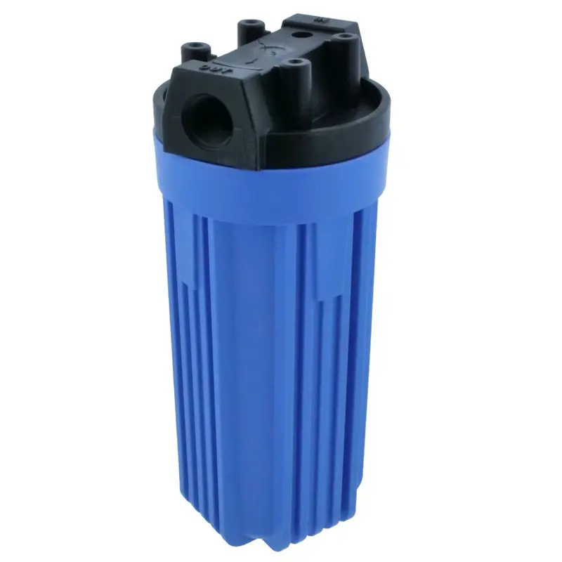 Pentek 150068 Standard 10-Inch Water Filter Housing – Black/Blue, No Pressure Relief, 3/4 Inch Fpt 1