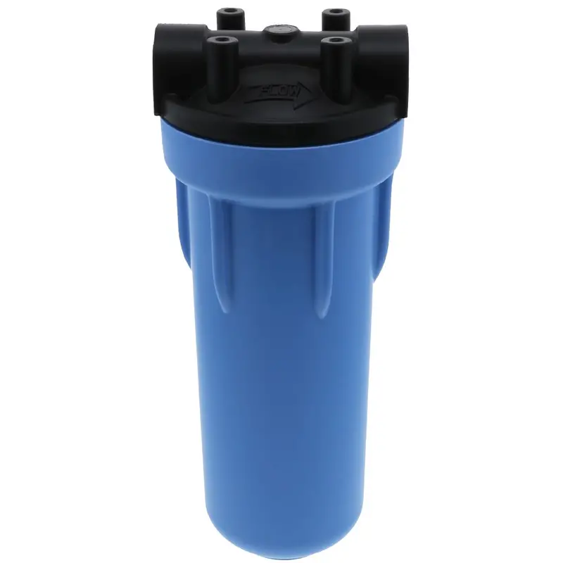 Pentek 150546 10-Inch 3G Standard Filter Housing – Black/Blue Body, No Pressure Relief, 3/4-Inch Female Pipe Thread 1