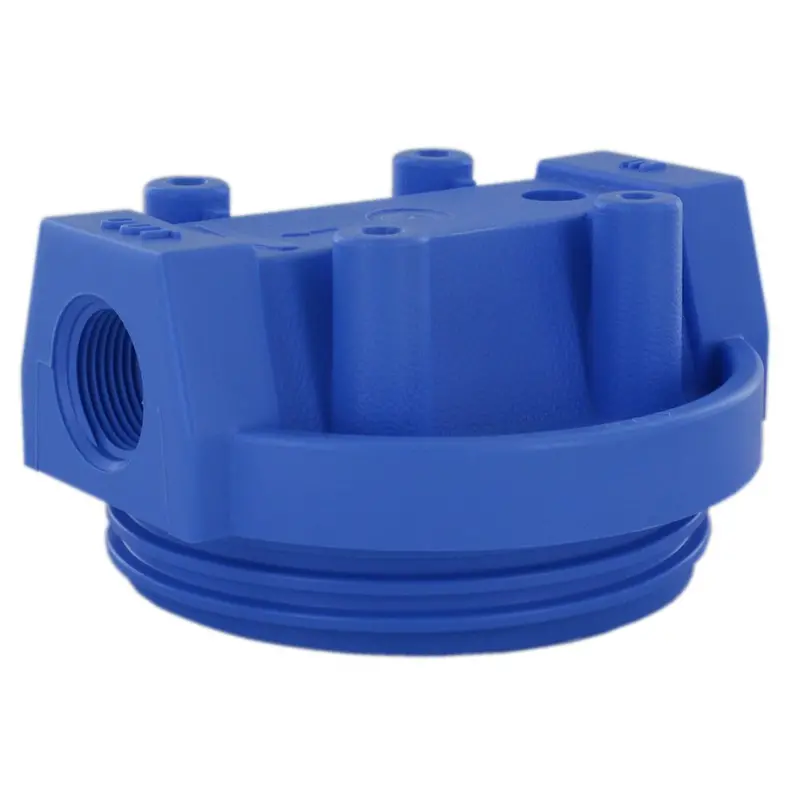 Pentek 154018 Blue Mounting Cap For Standard Filter Housings – No Pressure Relief, 3/4" Fpt 1