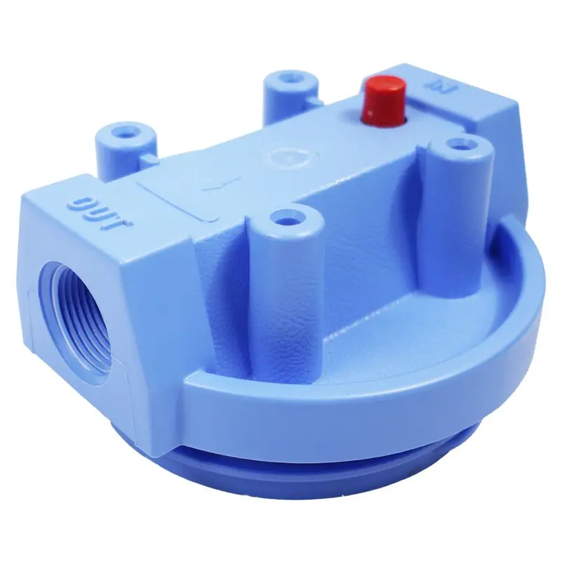 Pentek 154116 Blue Mounting Cap For Standard Filter Housings – With Pressure Relief, 3/4" Fpt 1