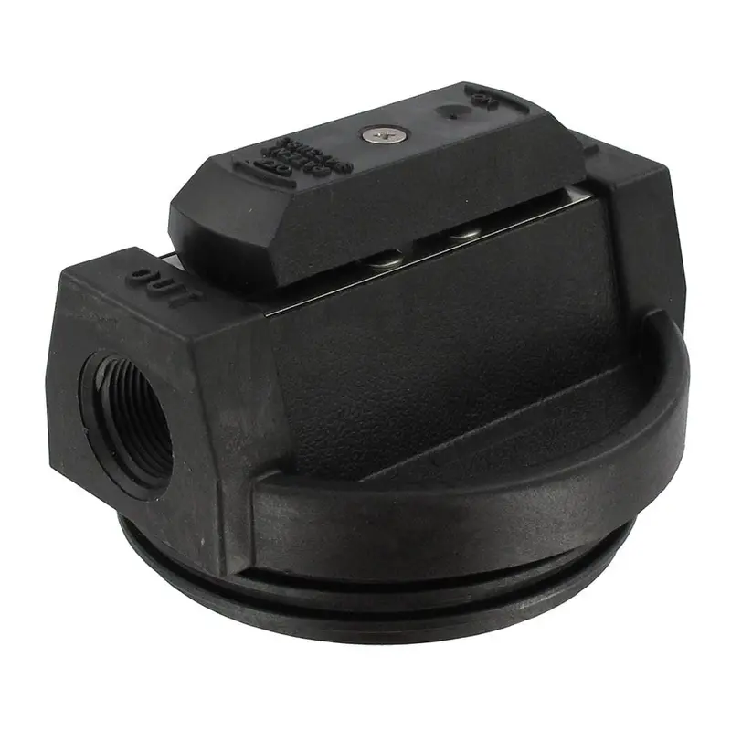 Pentek 154134 Black Vih Cap For #10 And #20 Vih Filter Housings – With Pressure Relief, 3/4" Fpt 1