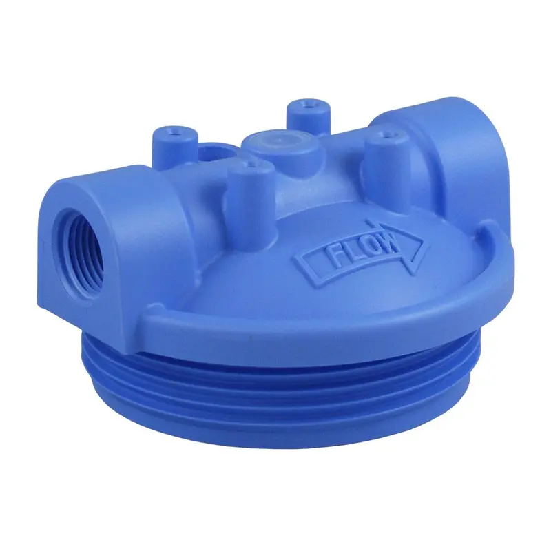 Pentek 154585 Blue Mounting Cap For 3G Standard Filter Housings – No Pressure Relief, 3/4" Fpt 1