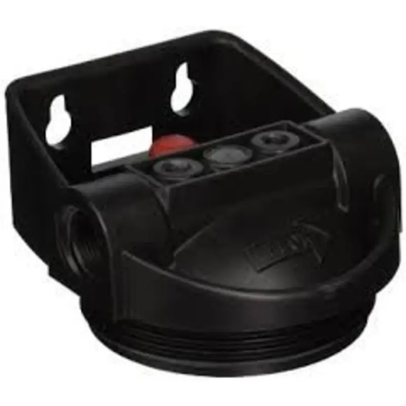 Pentek 154622 3G Black Integral Bracket Cap – Meter Mount, With Pressure Relief, 3/4" Fpt 1