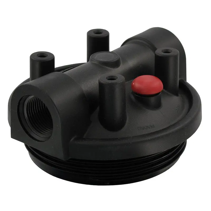 Pentek 154638 Black Mounting Cap For 3G Standard Filter Housings – With Pressure Relief, 3/4" Fpt 1