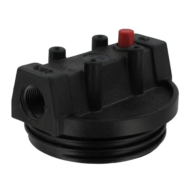 Pentek Black Cap With Pressure Relief For #5, #10, And #20 Slimline Filter Housings 1