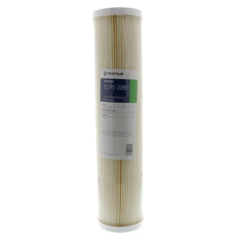 Pentek Ecp5-20Bb 20-Inch Pleated Filter – 5-Micron Cellulose-Polyester Blend 1