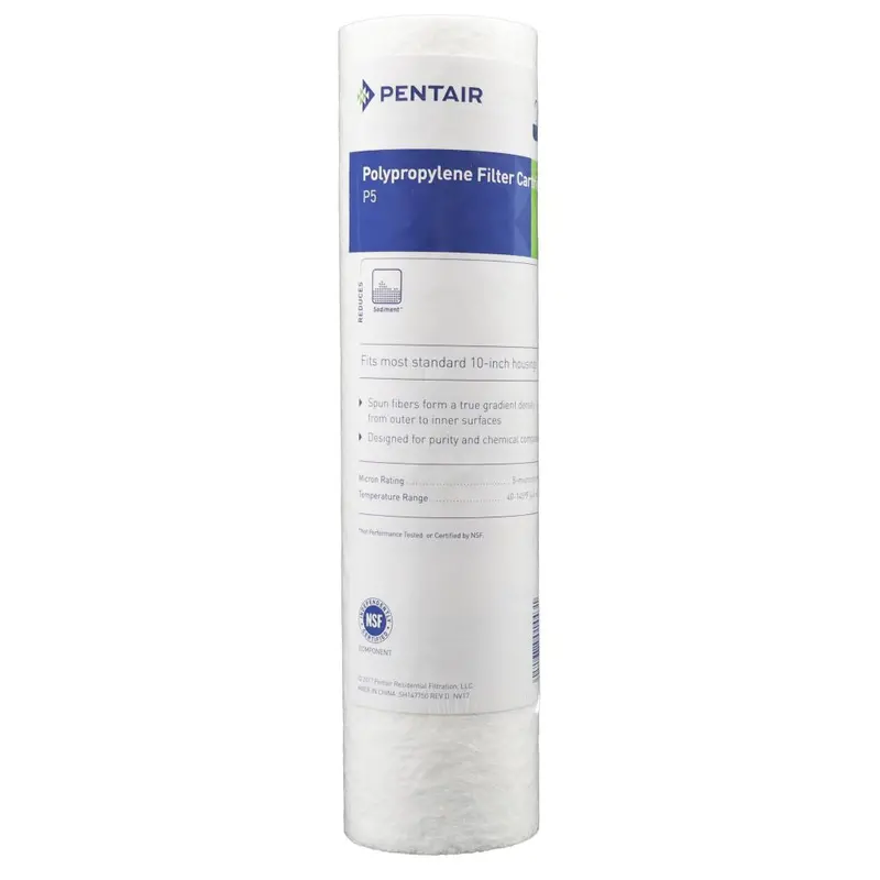 Pentek P5 9.875" Spun Polypropylene Sediment Filter – 5 Micron 1