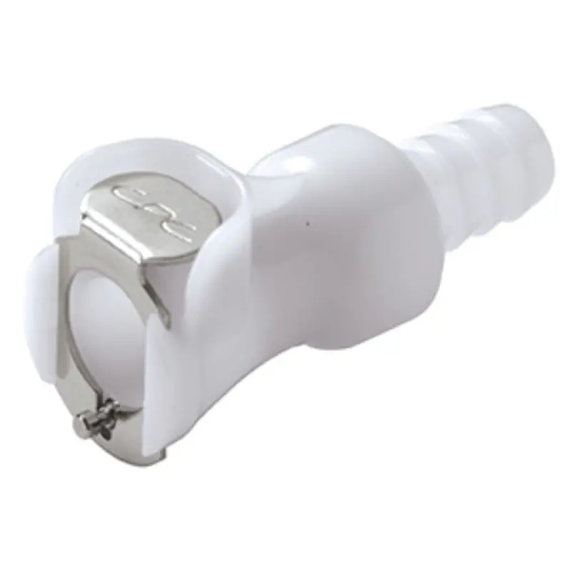 Plcd17006V Valved Inline Hose Barb Coupling Body – 3/8" Id, Viton O-Ring 1