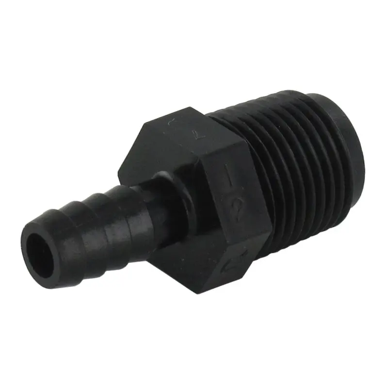 Polyethylene Male Barb Connector: 3/8-Inch Id Barb × 1/2-Inch Male Npt 1