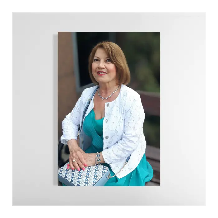 Portrait Acrylic Photo Print With Modern Float-Mount Finish 1