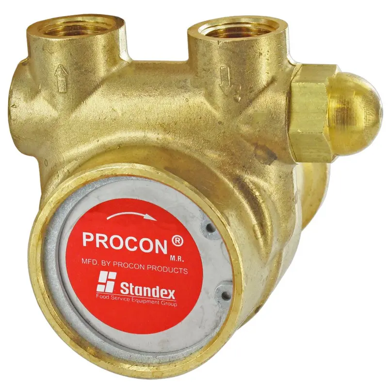 Procon Nsf-Certified Brass Booster Pump – 100 Gph, 3/8" Npt Inlet, 250 Psi Prv, .188" Double Flat Drive (Clamp-On) 1