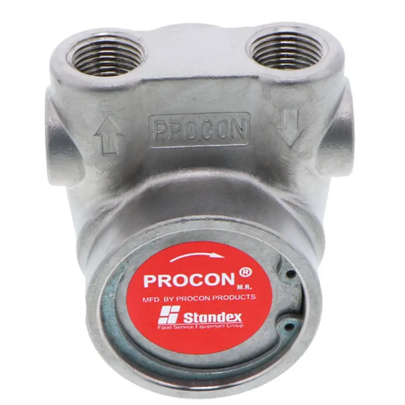 Procon Nsf-Certified Stainless Steel Pump – 100 Gph, 3/8" Npt, Double Flat Drive (Clamp-On) 1
