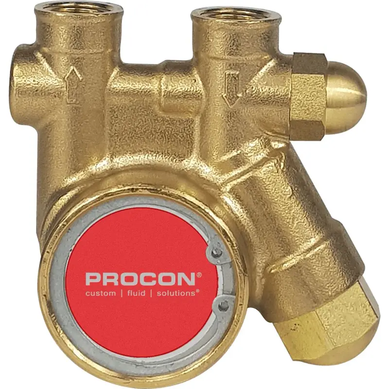 Procon Rotary Vane Brass Pump – Series 1, 70 Gph, 3/8" Npt Port, Fixed Output 1