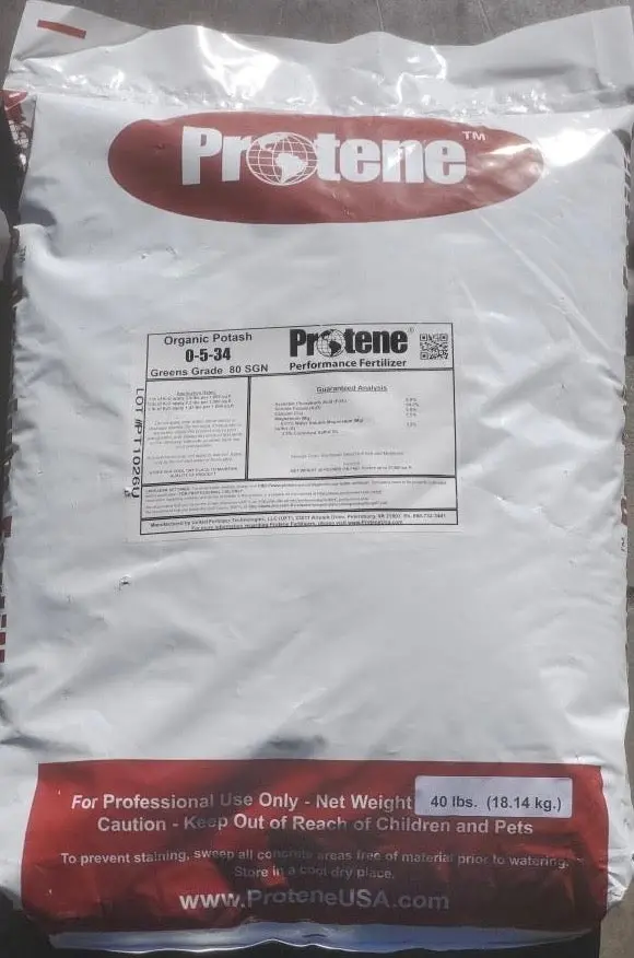 Protene Performance 0-5-34 Potassium-Rich Fertilizer 1