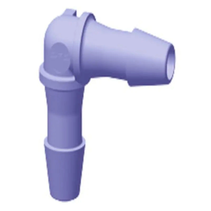 Purple Tint Polycarbonate He891 90° Elbow Fitting – 1/4" Hb 1