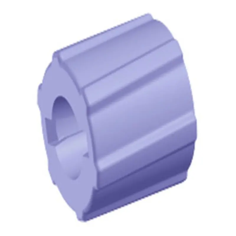 Purple Tint Polycarbonate Stationary Luer Lock Ring 1