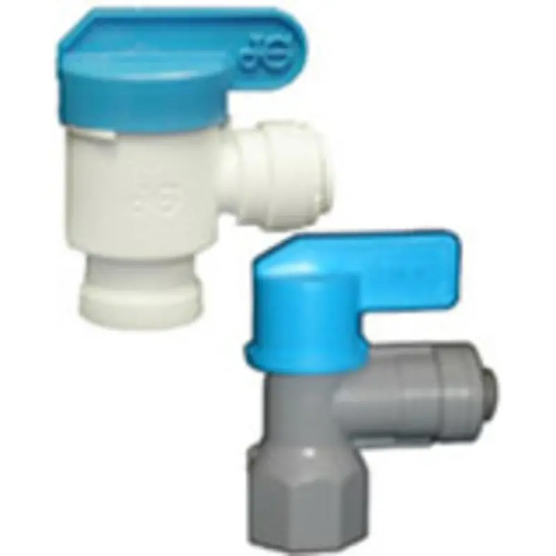 Pvc Shut-Off Elbow Fitting – 1/4" Od Tube To 1/4" Female Pipe Thread 1