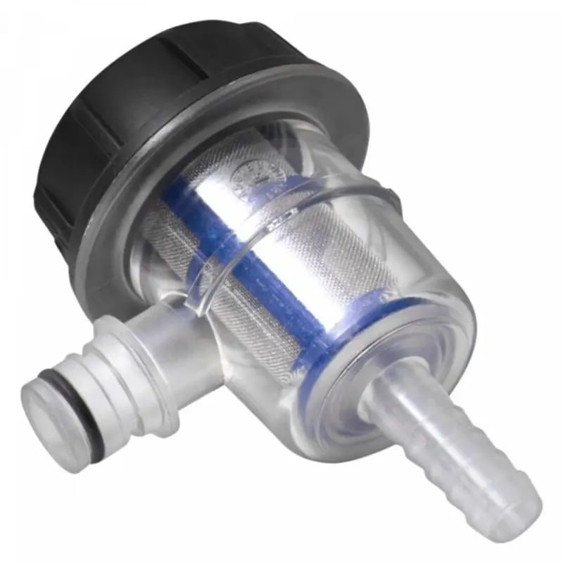 Remco R-309Tb53-R Inline Pump Filter – 50-Mesh, 1/2" Hose Barb Inlet, 3/4" Quick-Attach Outlet 1